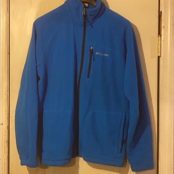 Columbia BLIE FLEECE ZIPPER jacket. SIZ EXLG GC - Picture 2 of 7